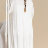 Frill Robe - White