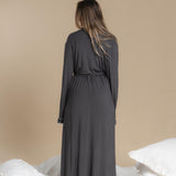 Frill Robe - Grey