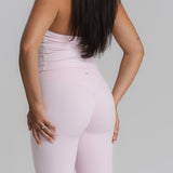 Shape Flare Pants - Baby Pink