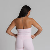 Shape Halter Neck Tank - Baby Pink