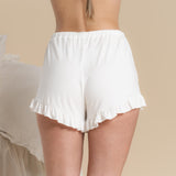 Pyjamas Frill Shorts - White
