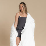 Pyjamas Frill Tank - Grey
