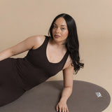 Flow V-cut Tank Top - Dark Cacao