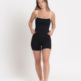 Lux Biker Shorts - Charcoal