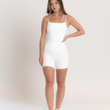 Lux Biker Shorts - Blanc