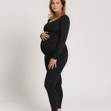 <tc>Lux Maternity Leggings - Charcoal</tc>