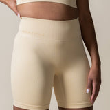 Soft Biker Shorts - Cream