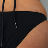 Ribbed bikini bottom - Bold black