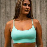 Soft Strap sports bra - Turquoise